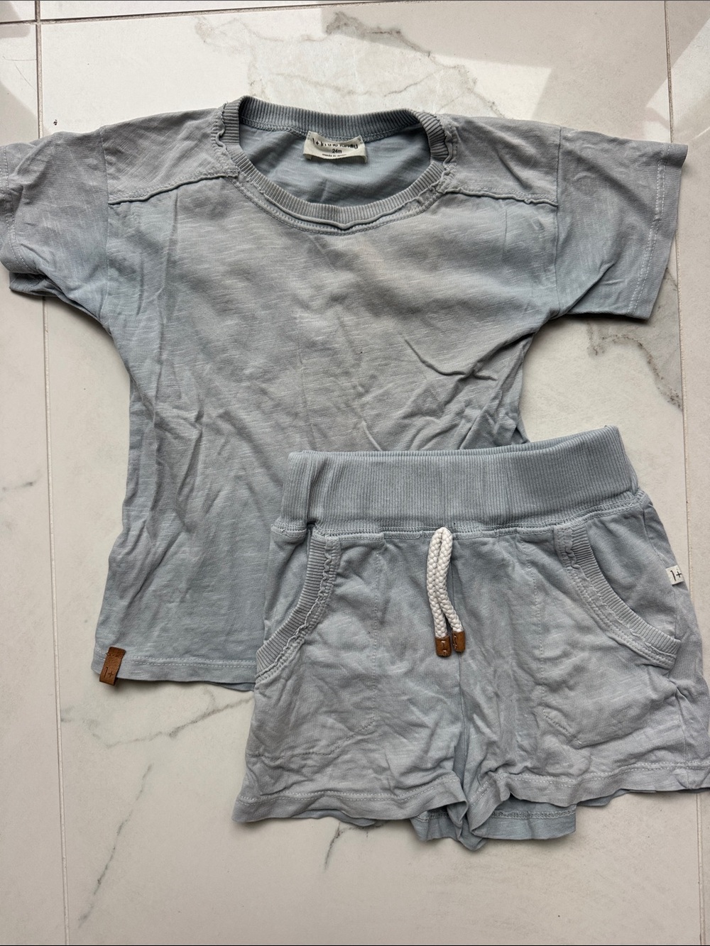 1 + in the family t shirt and shorts set